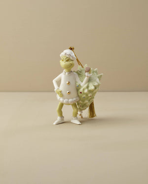 Lenox The Grinch Stealing The Tree Ornament Ivory, NO COLOR PORCELAIN 895813