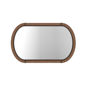 A.R.T. Furniture Verge Oval Mirror Woven Frame - Contemporary Design with Organic Texture for Modern Interiors 337121-1960
