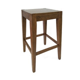 Christopher Knight Home® - Noble House - Farmhouse 26" Wooden Counter Stool, Walnut Finish - Set of 2