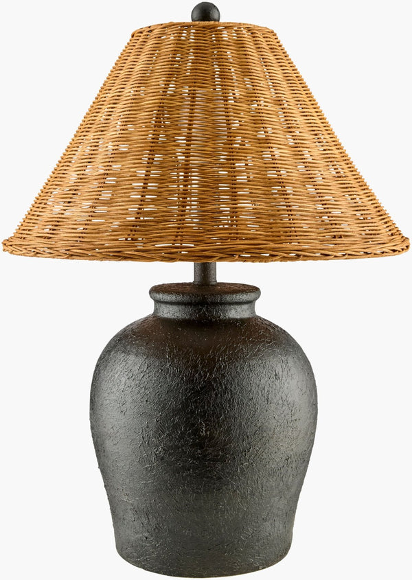 Livabliss Mabon Ceramic Base Linen Shade Table Lamp for Warm Ambient Bedroom Living Room Glow MBN-002