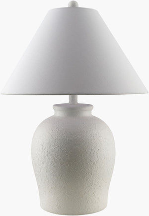 Livabliss Mabon Ceramic Base Table Lamp with Linen Shade for Bedroom or Living Room MBN-003