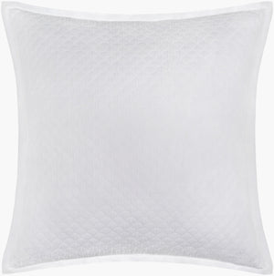Surya Melbourne Coastal-inspired Bedding Swatch - 20"H X 26"W Cotton-polyester Blend For Beachy Decor White Cotton,Polyester,Cotton,Polyester Mbn1000-sw