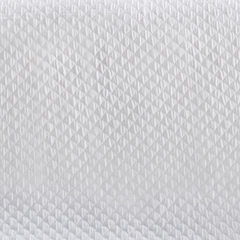 Surya Melbourne Coastal-inspired Bedding Swatch - 20"H X 26"W Cotton-polyester Blend For Beachy Decor White Cotton,Polyester,Cotton,Polyester Mbn1000-sw
