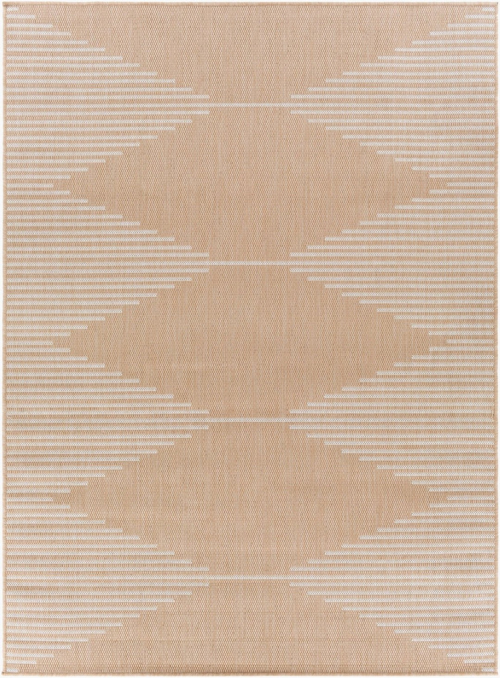 Livabliss Malibu Flatweave Area Rug Coastal Polypropylene Indoor Outdoor Low Profile Design MBU2318-71010