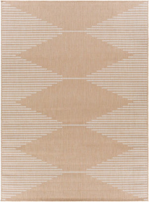 Livabliss Malibu Flatweave Area Rug Coastal Polypropylene Indoor Outdoor Low Profile Design MBU2318-71010