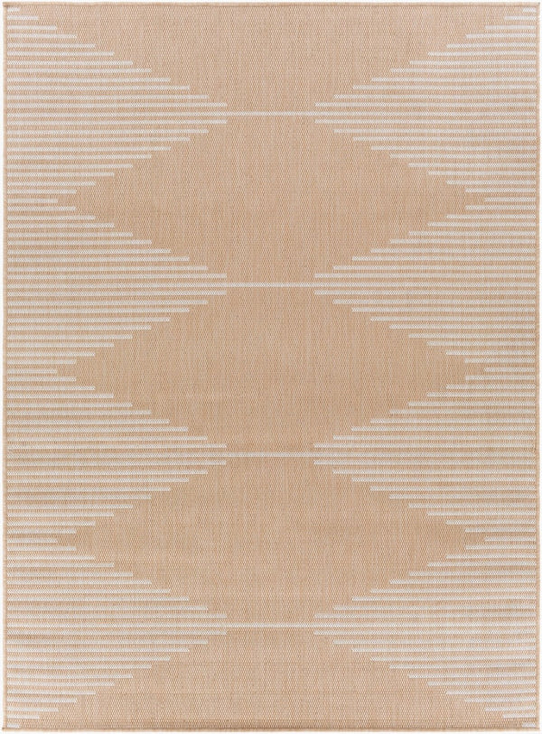 Livabliss Malibu Flatweave Area Rug Coastal Polypropylene Indoor Outdoor Low Profile Design MBU2318-71010