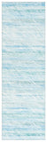 Safavieh Malibu 919 MBU919 Power Loomed Transitional Rug Grey / Aqua MBU919B-8