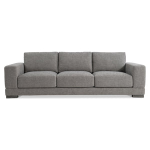 Bernhardt Bernhardt Lars Sofa — Made-To-Order Modern Fabric Seating With Plush Deep Cushions & Textured Wood Feet B1267A