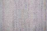 Feizy Rugs Francisco Polyester/Polypropylene Machine Made Casual Rug Gray/Ivory/Orange 10' x 13'