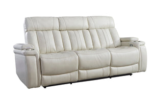 Parker House Parker Living Royce - Fantom Ivory Power Reclining Sofa Loveseat and Recliner Fantom Ivory 88% Polyester / 12% PU (W) MROY-321PH-FNI