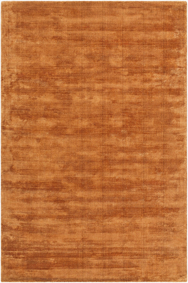 Surya Malcolm 2' X 3' Handmade Tencel Rug - Exquisite Hand-loomed Design For Elegant Home Décor Burnt Sienna Tencel Mcc2305-576
