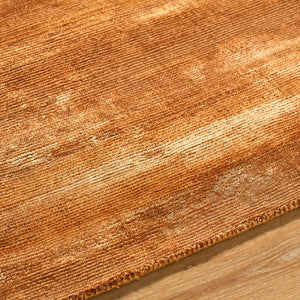 Surya Malcolm 2' X 3' Handmade Tencel Rug - Exquisite Hand-loomed Design For Elegant Home Décor Burnt Sienna Tencel Mcc2305-576