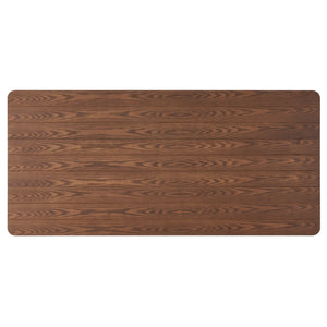 English Elm Christopher Knight Home® - DINING Rustic Farmhouse Slatted Top Table with Solid Rubberwood Construction and Tapered Square Legs Walnut 65643.00