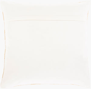 Surya Malcom 18"X18" Luxurious Cotton Accent Pillow - Stylish Home Decor, Easy Care, Elegant Comfort Mustard Cotton,Cotton Mcm001-2020p