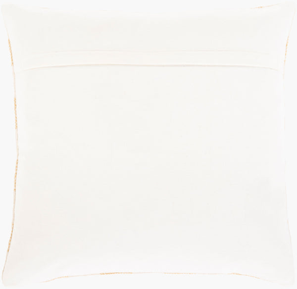 Surya Malcom 18"X18" Luxurious Cotton Accent Pillow - Stylish Home Decor, Easy Care, Elegant Comfort Mustard Cotton,Cotton Mcm001-2020p