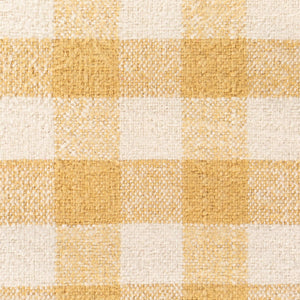 Surya Malcom 18"X18" Luxurious Cotton Accent Pillow - Stylish Home Decor, Easy Care, Elegant Comfort Mustard Cotton,Cotton Mcm001-2020p