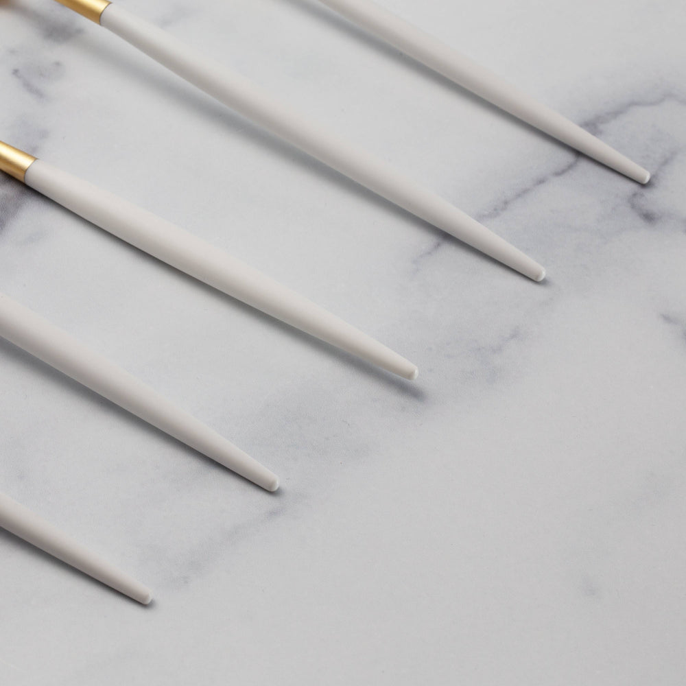 Lenox Cambridge Mazzy Gold with White-Handle 20-Piece Flatware Set NO COLOR METAL 306320CKG12DS