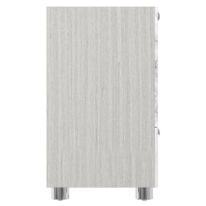 Bernhardt Bernhardt Stratum Dresser With Arabescato Stone Fronts, 8 Soft‑Close Drawers, Mist Wood Case, Polished Nickel Accents 325050