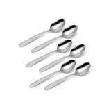 Lenox Oneida Jordan Sandblasted Everyday Teaspoons, Set of 6 Metallic, STAINLESS METAL H001006AL20