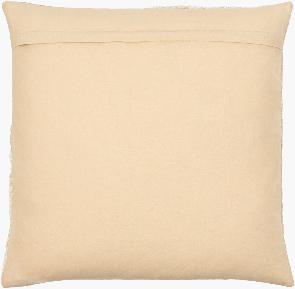 Surya Maricopa Coastal Style 18"L X 18"W Cotton Accent Pillow Cover - Textured Woven Design, Unique Decor Beige Cotton,Cotton Mcp001-2020p