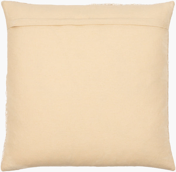 Surya Maricopa Coastal Style 18"L X 18"W Cotton Accent Pillow Cover - Textured Woven Design, Unique Decor Beige Cotton,Cotton Mcp001-2020p