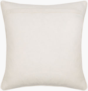 Surya Maricopa Coastal Style 18"L X 18"W Cotton Accent Pillow Cover - Textured Woven Design, Unique Decor Tan Cotton,Cotton Mcp002-1818d