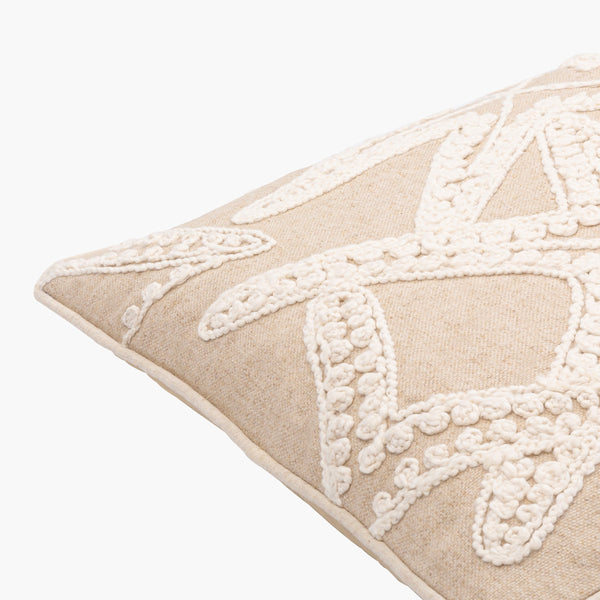 Surya Maricopa Coastal Style 18"L X 18"W Cotton Accent Pillow Cover - Textured Woven Design, Unique Decor Tan Cotton,Cotton Mcp002-1818d