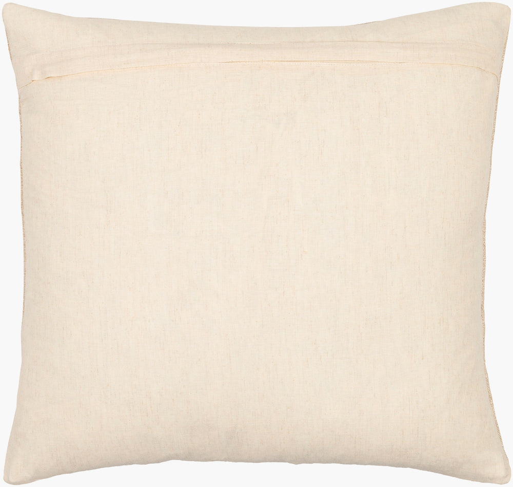 Surya Maricopa 14"L X 22"W Coastal Lumbar Pillow - Elegant Cotton-linen Blend For Beachy Home Decor Beige Cotton,Linen,Cotton Mcp003-1422