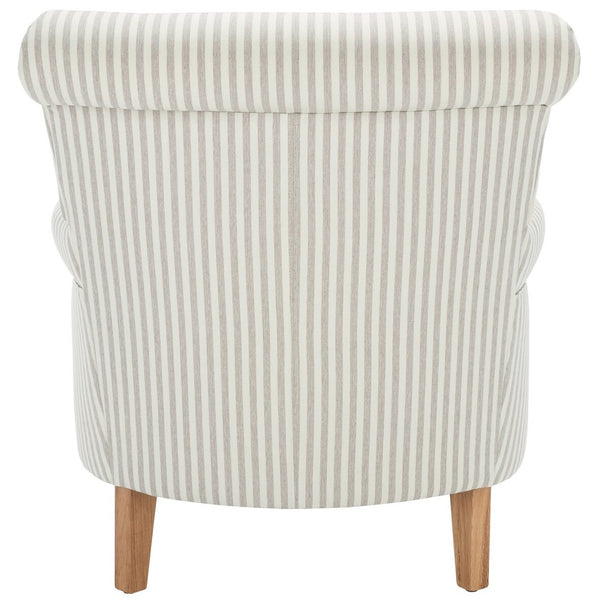 Safavieh Hazina Club Chair Beige Stripe MCR1002E