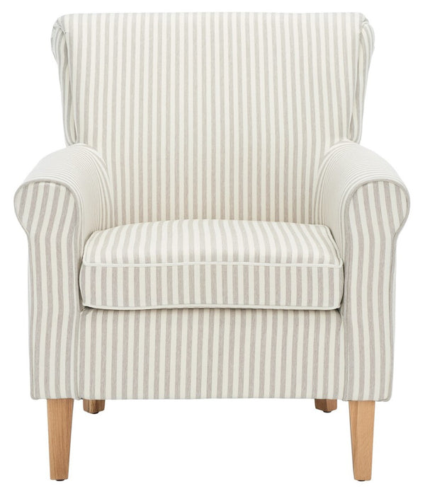 Safavieh Hazina Club Chair Beige Stripe MCR1002E