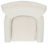 Safavieh Hazina Club Chair Beige Stripe MCR1002E