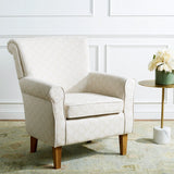 Safavieh Hazina Club Chair Beige Flower MCR1002F