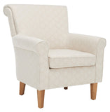 Safavieh Hazina Club Chair Beige Flower MCR1002F