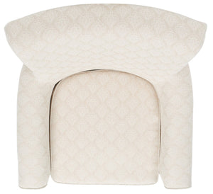 Safavieh Hazina Club Chair Beige Flower MCR1002F