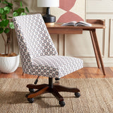 Safavieh Scarlet Desk Chair XII23 Black Flower Kcchs/Creme MCR1028D