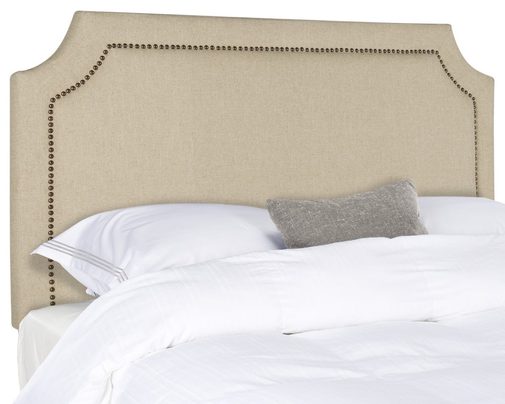 Safavieh Shayne Hemp Brass Nail Head Headboard Hemp MCR4621G
