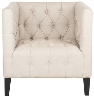 Safavieh Glen Tufted Club Chair Beige MCR4662A