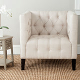 Safavieh Glen Tufted Club Chair Beige MCR4662A