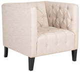 Safavieh Glen Tufted Club Chair Beige MCR4662A