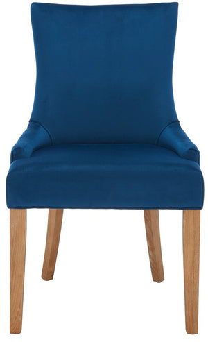 Safavieh Lester 19''H Dining Chair - Set of 2 Navy MCR4709AV-SET2