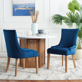 Safavieh Lester 19''H Dining Chair - Set of 2 Navy MCR4709AV-SET2