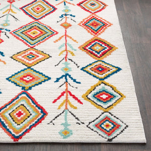 Livabliss Moroccan Geometric Shag Runner Rug Soft High Pile Polypropylene Hallway Accent MCS2301-2773