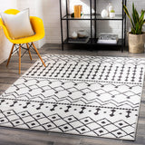 Moroccan Shag MCS-2309 5'3" x 7'3" Machine Woven Rug MCS2309-5373 Livabliss Surya