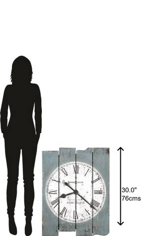 Hekman Furniture 625621 Mack Road Rustic Wall Clock - Elegant Farmhouse Decor With Distressed Finish & Quartz Movement  Mack Road Wall Clock 625621