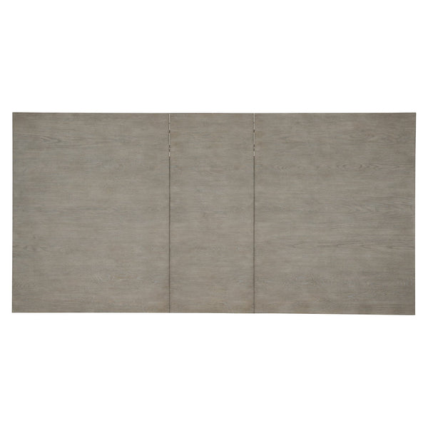 Bernhardt Bernhardt Albion Extendable Dining Table 88-124" Pewter White Oak Farmhouse With X-Stretcher Stability K1749