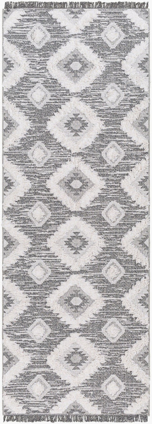 Livabliss Morocotton High Pile Cotton Runner Rug with Fringe Bohemian Hallway Accent MCT2303-2673