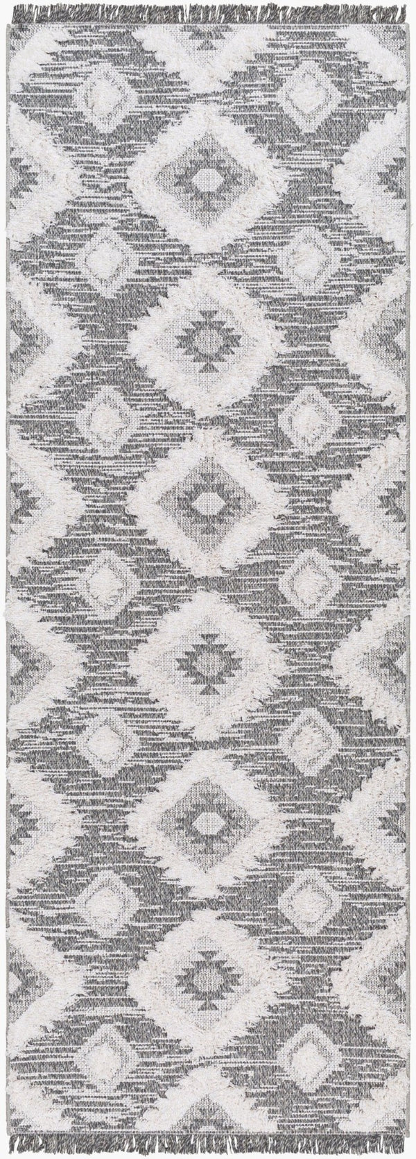 Livabliss Morocotton High Pile Cotton Runner Rug with Fringe Bohemian Hallway Accent MCT2303-2673