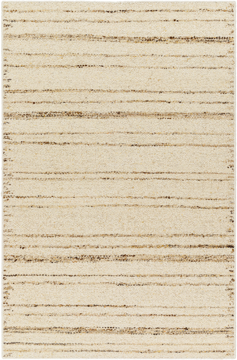 Machu Picchu MCU-1000 6' x 9' Handmade Rug MCU1000-69  Ivory, Tan, Black, Yellow, Light Beige Surya