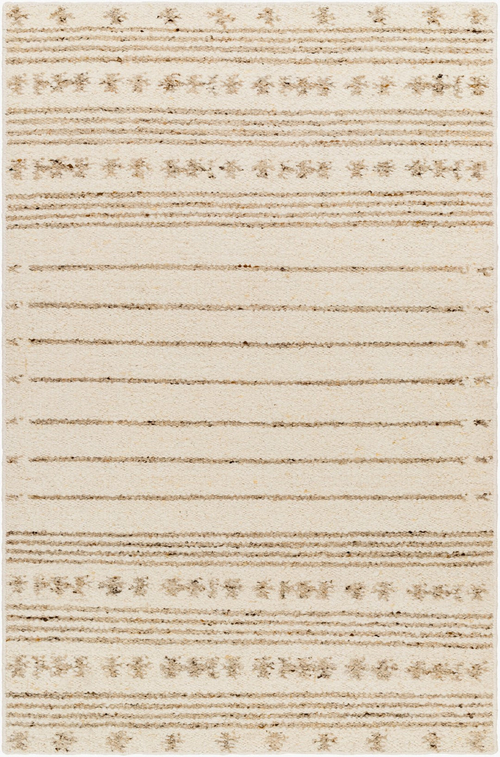 Surya Machu Picchu Mcu-1000 Handmade Bohemian Rug - Soft, Durable, And Intricately Designed For Your Home Cream Wool,Polyester Mcu1001-23
