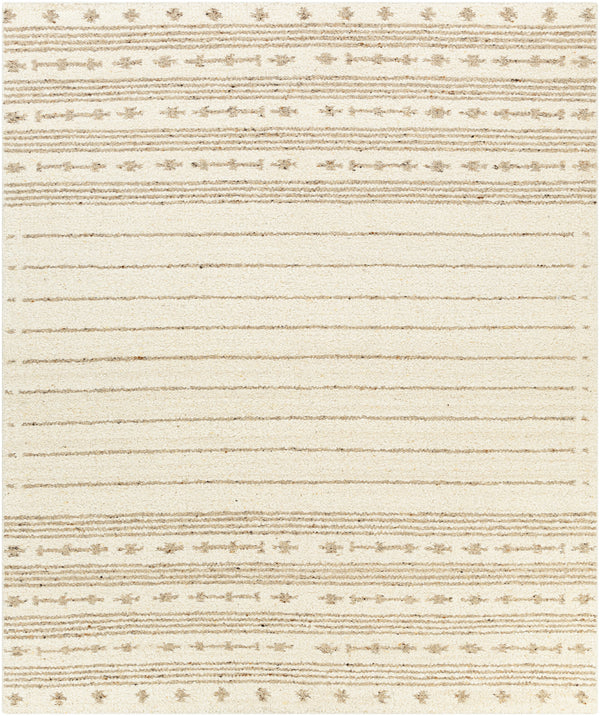 Machu Picchu MCU-1001 8' x 10' Handmade Rug MCU1001-810  Cream, Ivory, Dark Brown, Charcoal, Brown, Black Surya